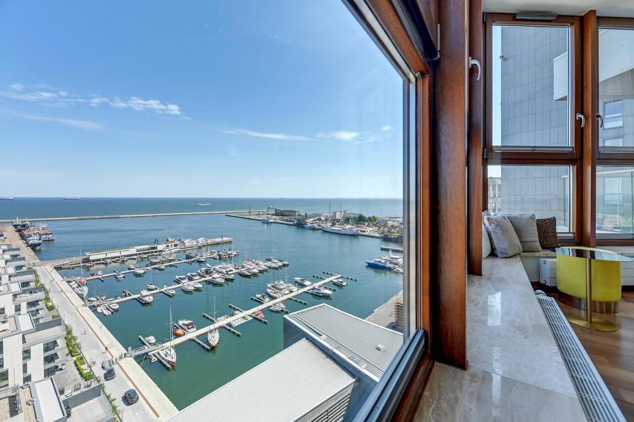Appartamento Sea Towers Gdynia Esterno foto