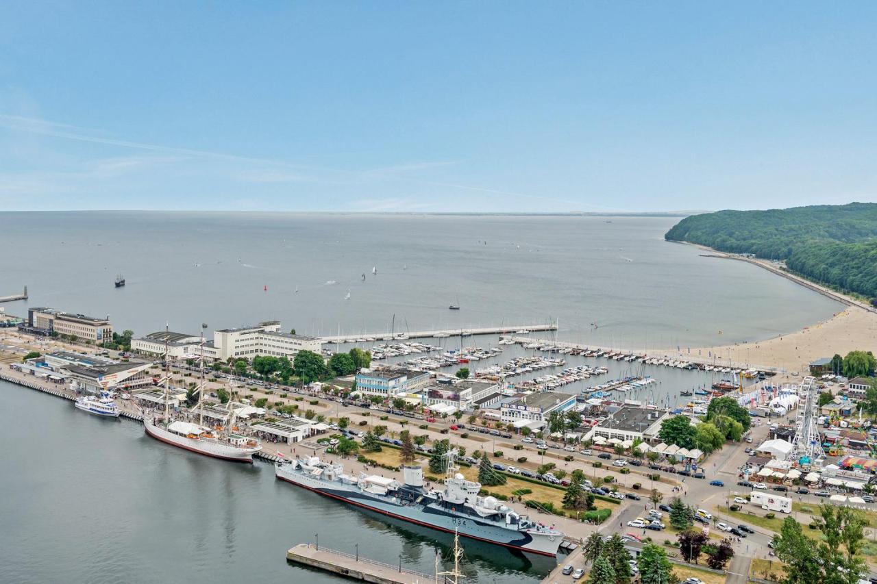 Appartamento Sea Towers Gdynia Esterno foto