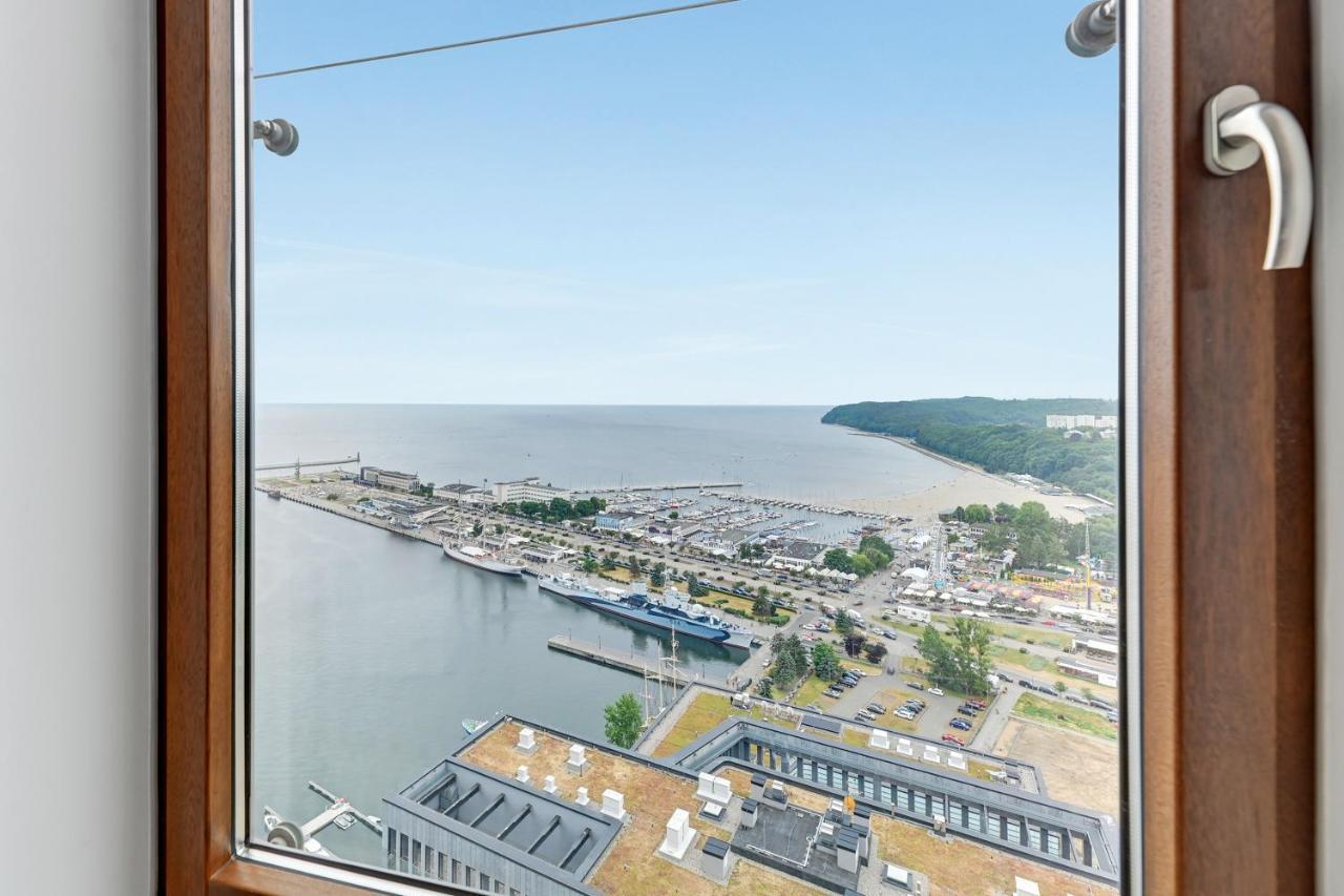 Appartamento Sea Towers Gdynia Esterno foto