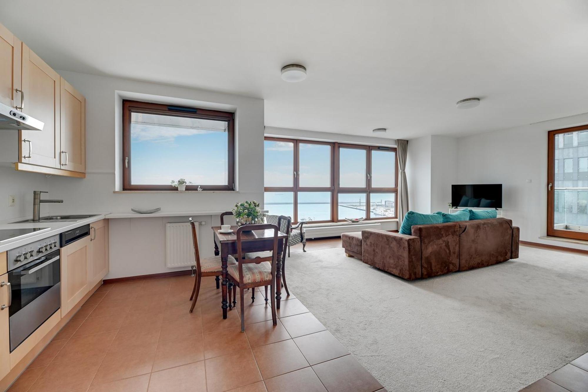 Appartamento Sea Towers Gdynia Esterno foto