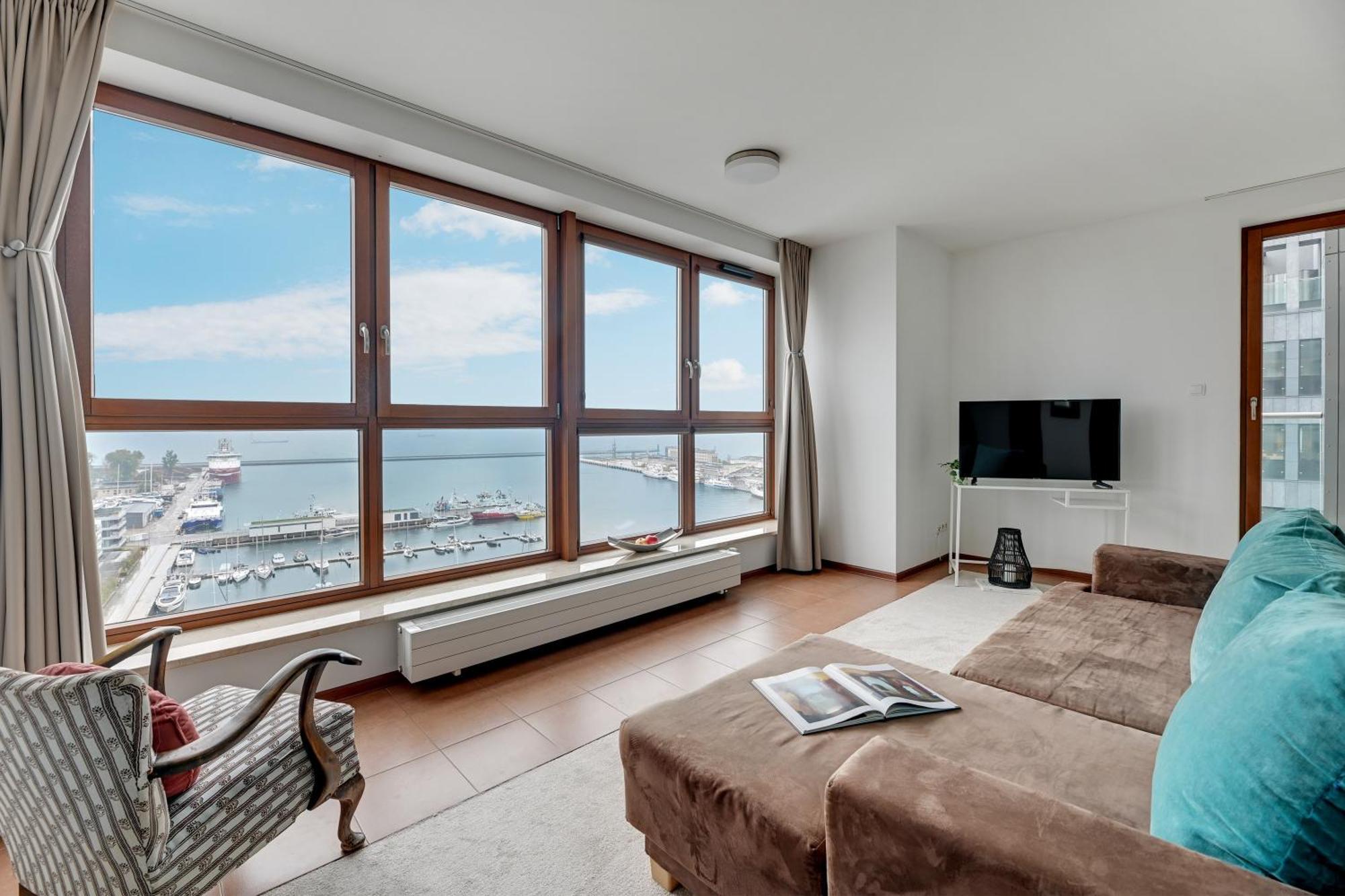 Appartamento Sea Towers Gdynia Esterno foto