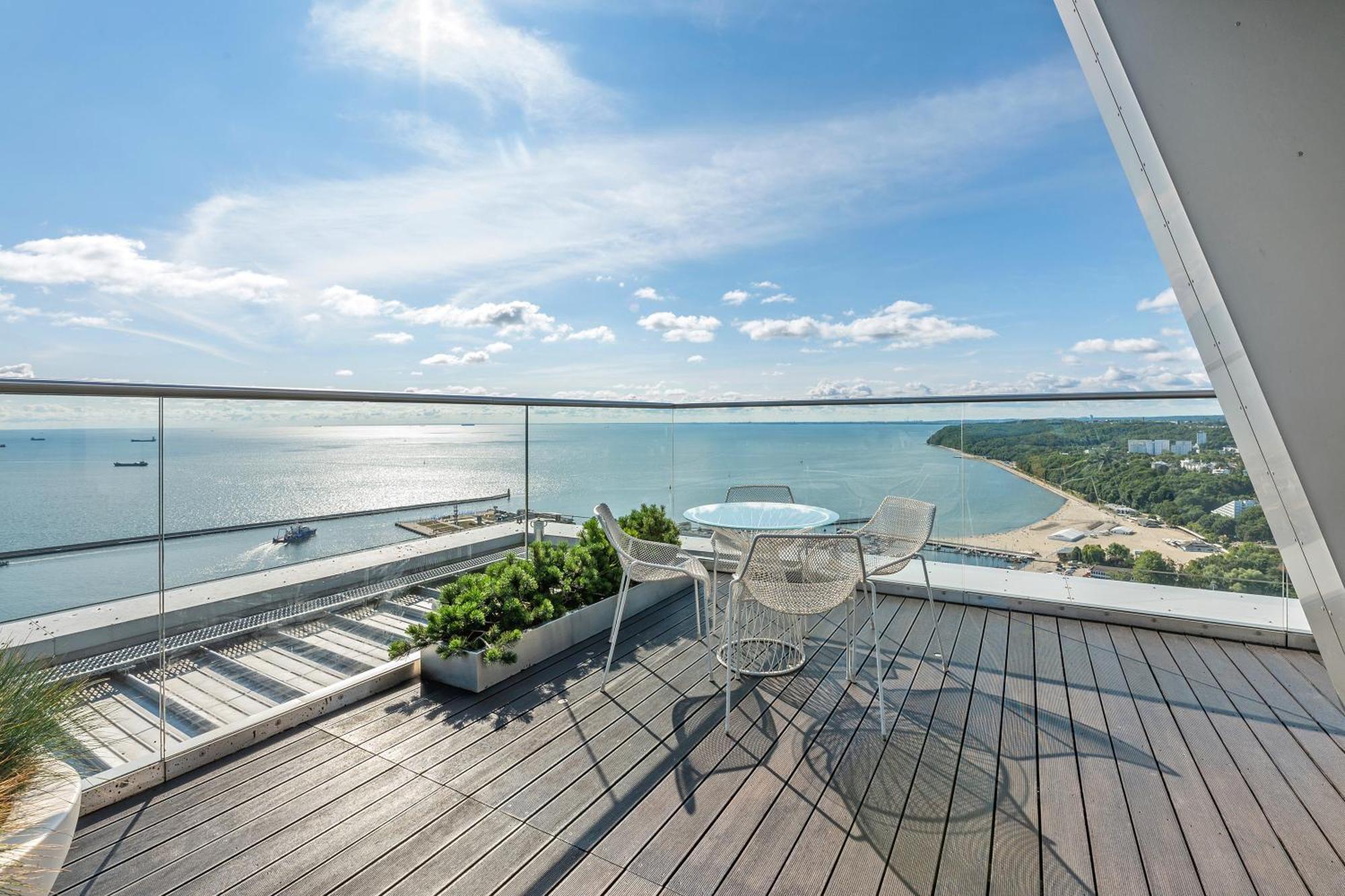 Appartamento Sea Towers Gdynia Esterno foto