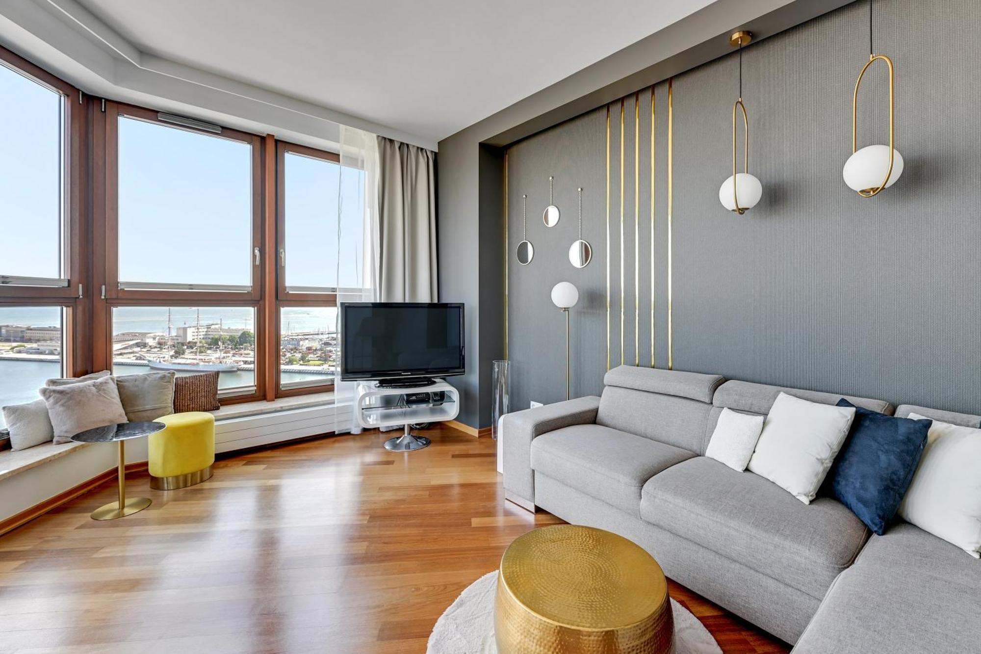 Appartamento Sea Towers Gdynia Esterno foto