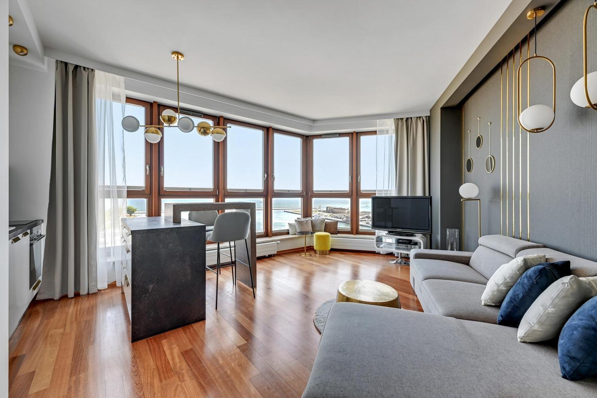 Appartamento Sea Towers Gdynia Esterno foto