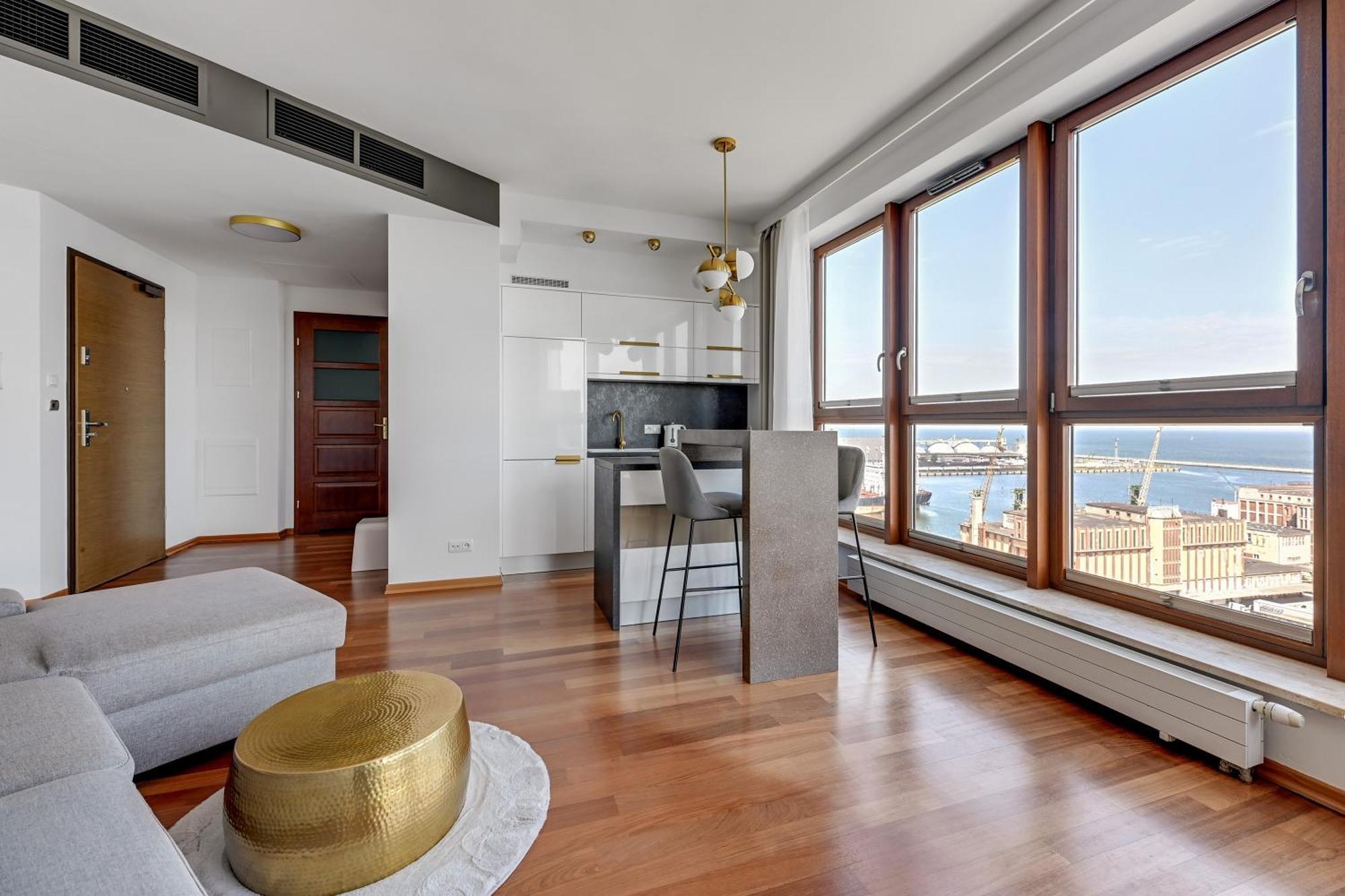 Appartamento Sea Towers Gdynia Esterno foto